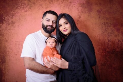 Family portrait studio session photography in Sydney