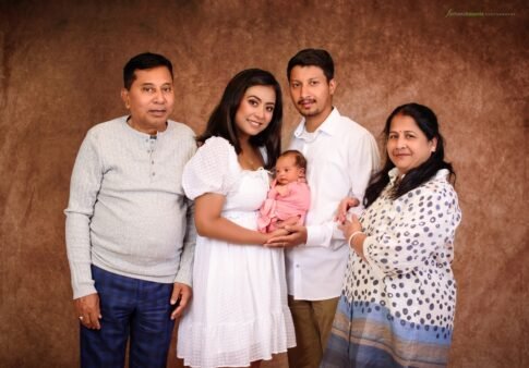 Studio family newborn photography Sydney
