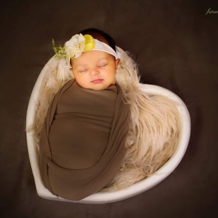 Newborn baby girl sleeping portrait Sydney